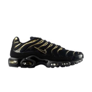 Nike Air Max Plus Noir Or Blanc 852630 004