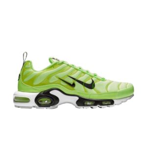 Nike Air Max Plus Premium Overbranding Lime Blast Baskets Rouge 815994 300