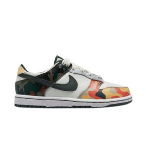 Nike Dunk Low SE PS Sail Multi-Camo Blanc DB1900 100