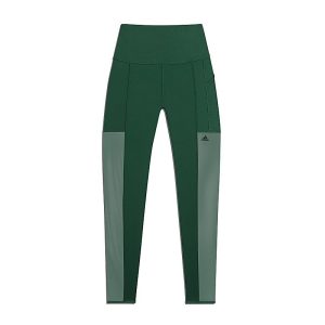 Collant adidas Ivy Park 3-Stripes Mesh (grande taille) Vert foncé noir 306133
