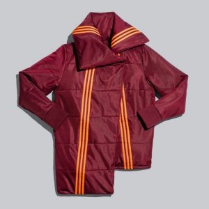 Veste asymétrique adidas Ivy Park marron/orange solaire noir 303016