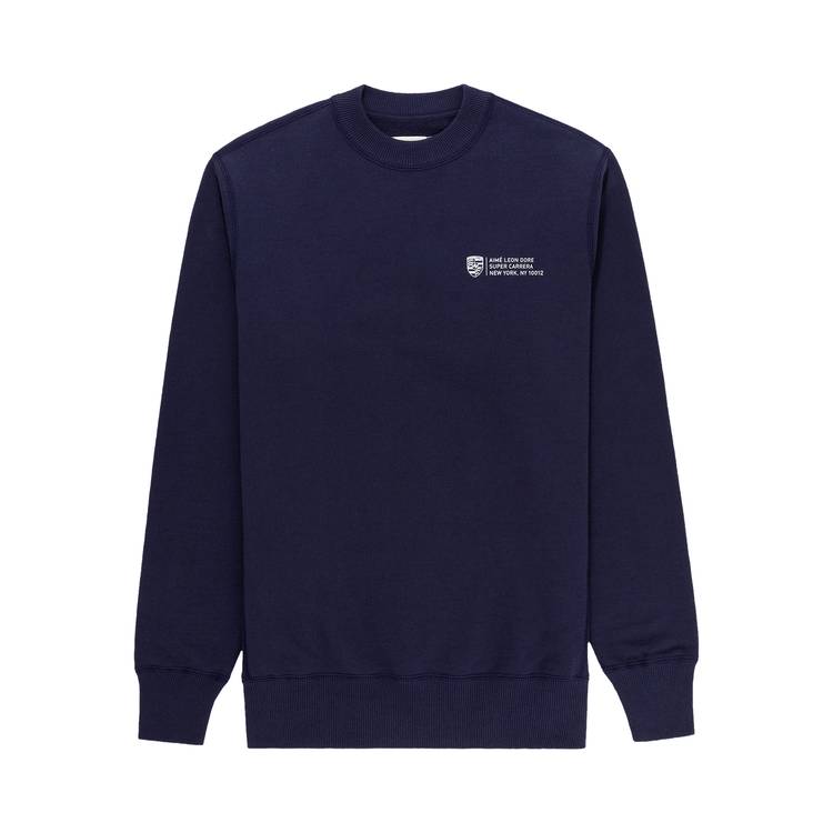 Aime Leon Dore x Porsche 911SC Sweat-shirt à col rond Marine Crème 308701