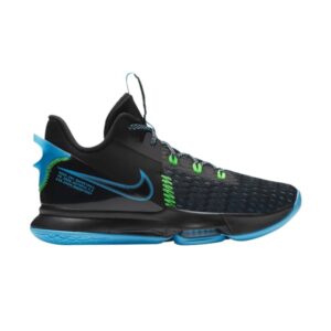 Nike LeBron Witness 5 Noir Bleu Clair Fury Noir CQ9380 004