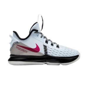 Nike LeBron Witness 5 PS Football Gris Fireberry Bleu CT4630 008