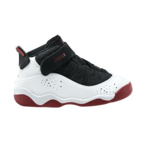 Air Jordan 6 Rings TD Noir Blanc Gym Rouge Noir 323420 012