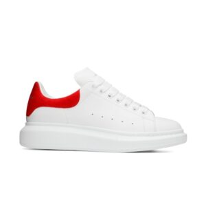 Alexander McQueen Baskets surdimensionnées Blanc Lust Rouge Blanc 553680 WHGP7 9676