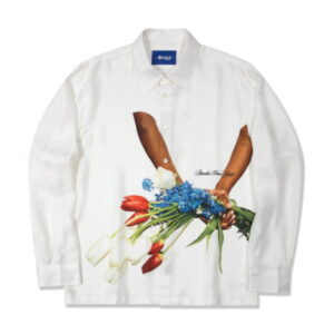 Chemise en soie Awake Bouquet Blanc 316424