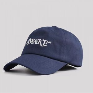 Casquette papa avec logo déformé Awake Navy Navy 316303