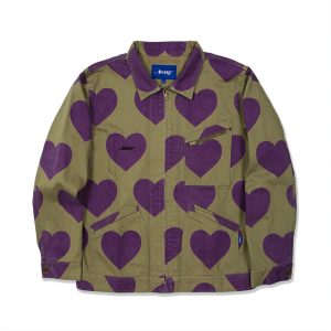 Awake Hearts Veste Harrington Armée Kaki 314675