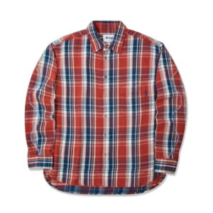 Chemise rose en flanelle de fil de fer barbelé épais Awake Blanc 316416