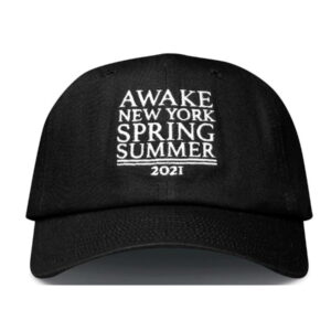 Chapeau Awake NY 6 panneaux noir noir 316328