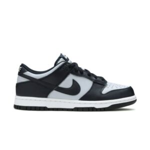 Nike Dunk Low GS Georgetown Gris loup/Obsidienne foncée/Orange total CW1590 004