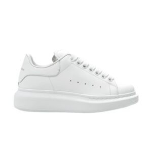 Baskets Wmns Alexander McQueen Sneaker Oversize Blanc 462214 WHGP0 9000