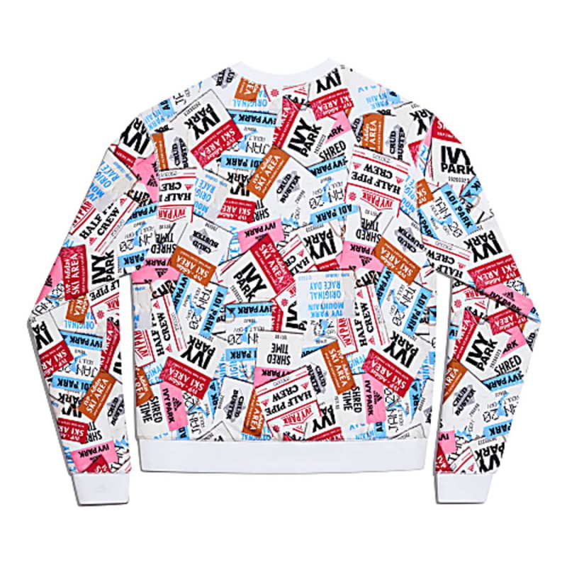 Sweat-shirt adidas Ivy Park Ski Tag Crew (tous les genres) Multicolore Multicolore 316368