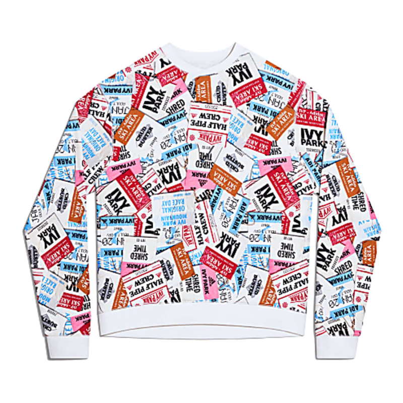 Sweat-shirt adidas Ivy Park Ski Tag Crew (tous les genres) Multicolore Multicolore 316368