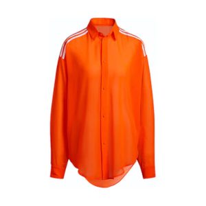 adidas Ivy Park Swim Cover-Up Shirt Solar Orange Noir 314424