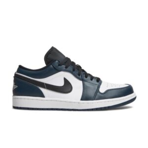 Air Jordan 1 Low Dark Teal Baskets Jaune 553558 411