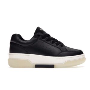 Amiri Stadium Low Noir Blanc Baskets MFS007 008