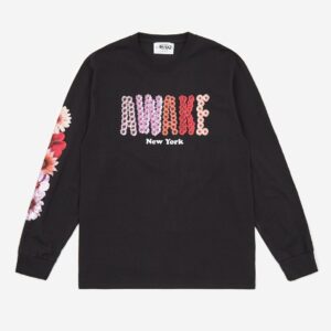 Awake Bloom L/S T-shirt Noir Noir 328147