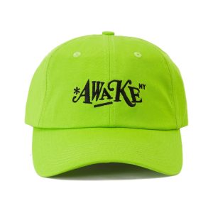 Casquette de baseball Awake Distorted Logo Dad Cap Vert Lime Vert Lime 328879