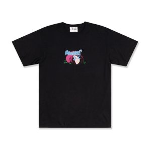 Awake Lychee Logo T-shirt Noir Rose 328882