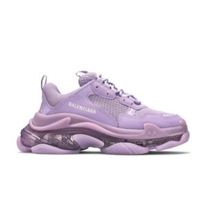 Balenciaga Wmns Triple S Sneaker Semelle Claire Lilas Clair 544351 W2GA1 5890