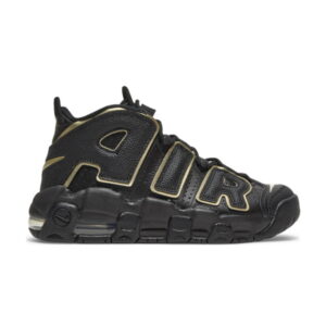 Nike Air More Uptempo GS Noir Métallisé Or Étoile DD3038 001