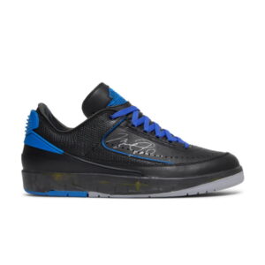 Off-White x Air Jordan 2 Retro Low SP Noir Varsity Royal Baskets Noir DJ4375 004