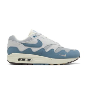 Baskets Patta x Nike Air Max 1 Noise Aqua Argent métallisé/Noise Aqua/Pure Platinum DH1348 004