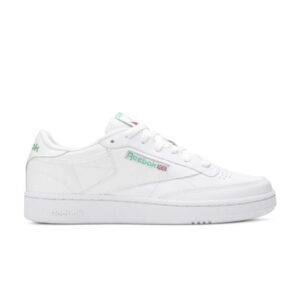 Baskets Reebok Club C 85 blanc vert AR0456