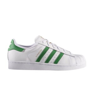 Baskets Wmns adidas Superstar Blanc Vert Vert BY3722