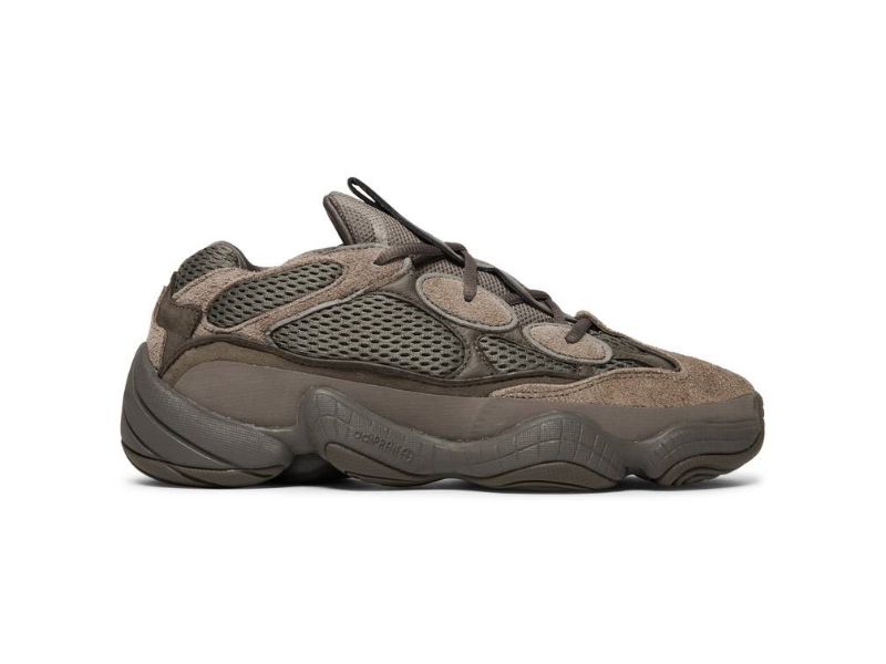 Baskets adidas Yeezy 500 en terre battue marron blanc GX3606