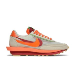 Sacai x Clot x Nike LDWaffle Net Orange Blaze Baskets DH1347 100