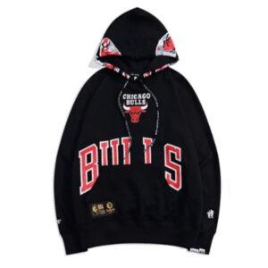 AAPE Chicago Bulls Sweat à capuche noir Noir 333125