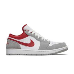 Air Jordan 1 Low SE Light Smoke Gris Gym Rouge DC6991 016