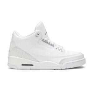 Air Jordan 3 Retro Argent Anniversaire Baskets 398613 102