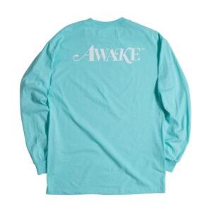 Awake Classic Logo L/S Tee Seafoam Bleu 336861