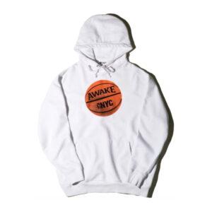 Sweat à capuche Awake Hoop Blanc Blanc 334130