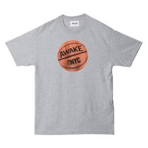 Awake Hoop Tee Gris Chiné Blanc 343292