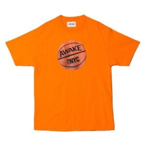 T-shirt Awake Hoop Orange Bleu 337948