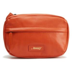 Sacoche latérale en cuir Awake Orange Orange 343287