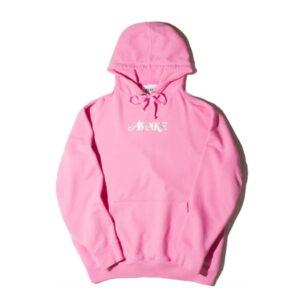 Sweat à capuche avec logo en feuille métallique Awake Rose Gris 336509