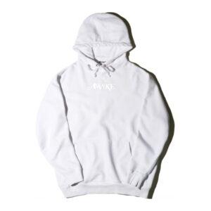 Sweat à capuche avec logo en feuille métallique Awake Blanc Blanc 341551