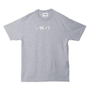 T-shirt avec logo en feuille métallique Awake Gris chiné Gris chiné 343263