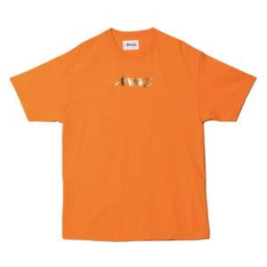 T-shirt avec logo en feuille métallique Awake Orange Orange 342051
