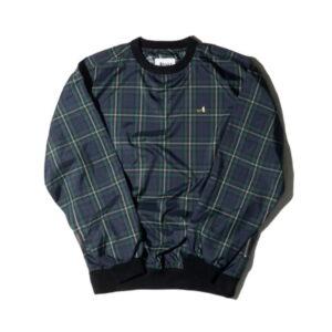Veste coupe-vent à carreaux Awake Vert Blanc 335655