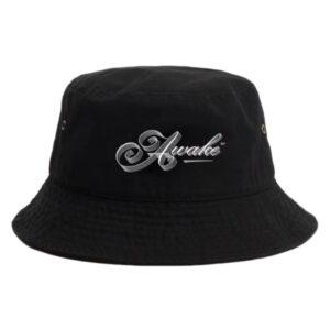 Panama Awake Ruban Script Logo Bob Chapeau Noir Noir 333834