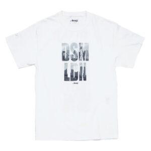 T-shirt Awake Printemps 2019 DSM London Tee Blanc Vert 336877