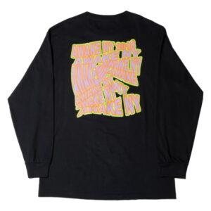 Awake Wave Logo L/S Tee Noir Bleu 339825
