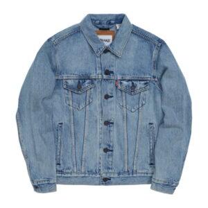 Veste en jean Awake x Carlton Yaito Bleu Bleu 343254